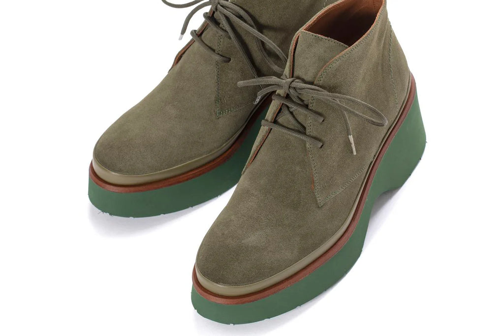 PONS QUINTANA | BOTINES | MUJER | RAQUEL BOSQUE VELOUR | VERDE