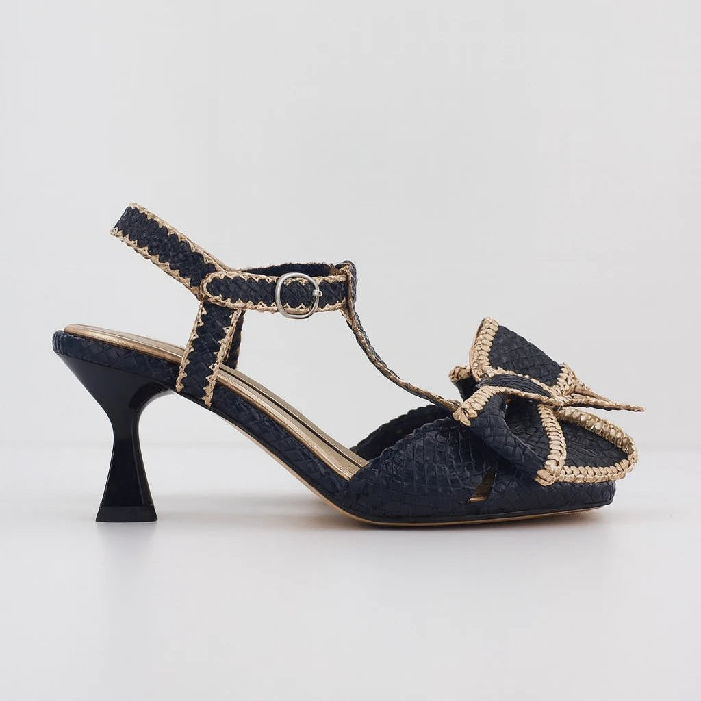 PONS QUINTANA FIJI Trenzado: bleu sandales pour femme