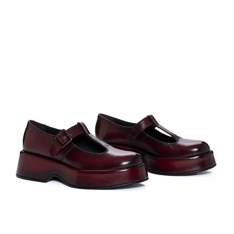 PONS QUINTANA | MOCASINES MUJER | FLIPER CHERRY BRANCH | ROJO