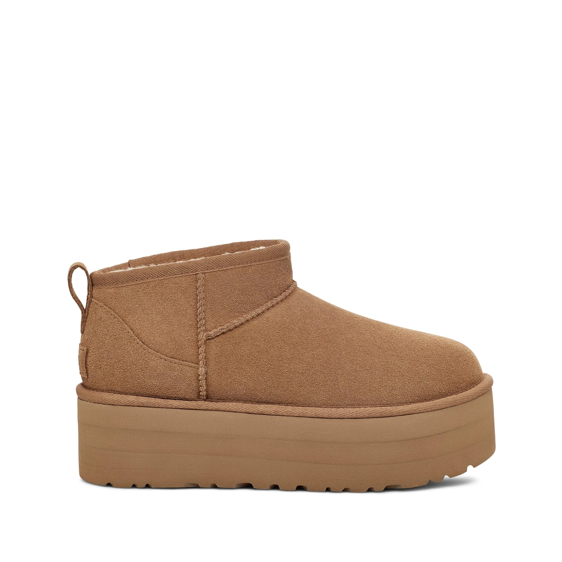 UGG BOTINES MUJER W CLASSIC ULTRA MINI PLATFORM CHE CHESTNUT