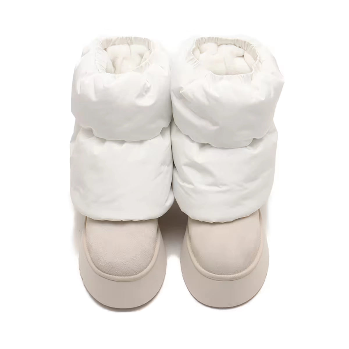 UGG | BOTINS DONA | CLASSIC MINI DIPPER PUFFER WHITE/CERAMIC | BLANC