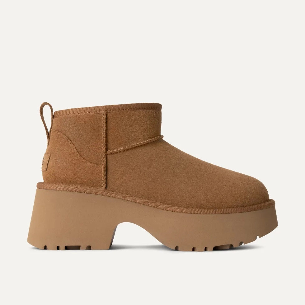 UGG | WOMEN'S BOOTS | CLASSIC ULTRA MINI NEW HEIGHTS CHESTNUT | BROWN