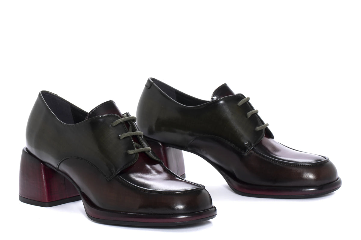 PONS QUINTANA | ZAPATOS DE VESTIR | MUJER | EMILIA NEPAL MUSGO | GRANATE
