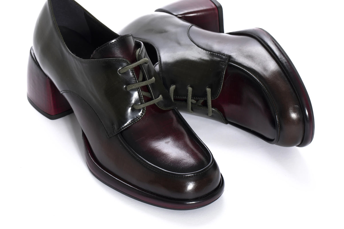 PONS QUINTANA | ZAPATOS DE VESTIR | MUJER | EMILIA NEPAL MUSGO | GRANATE