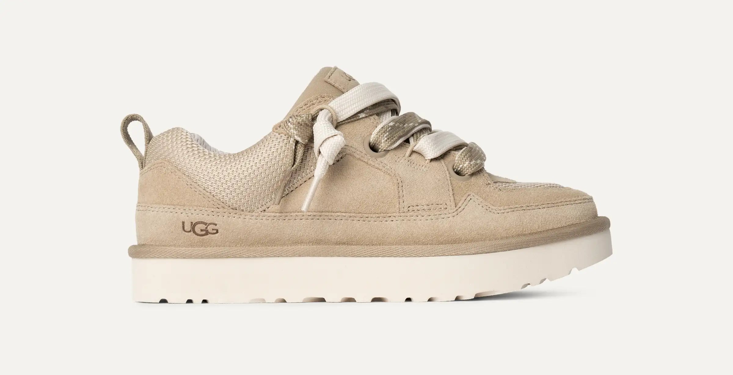 UGG Lowmel SAND: beige sneakers til kvinder