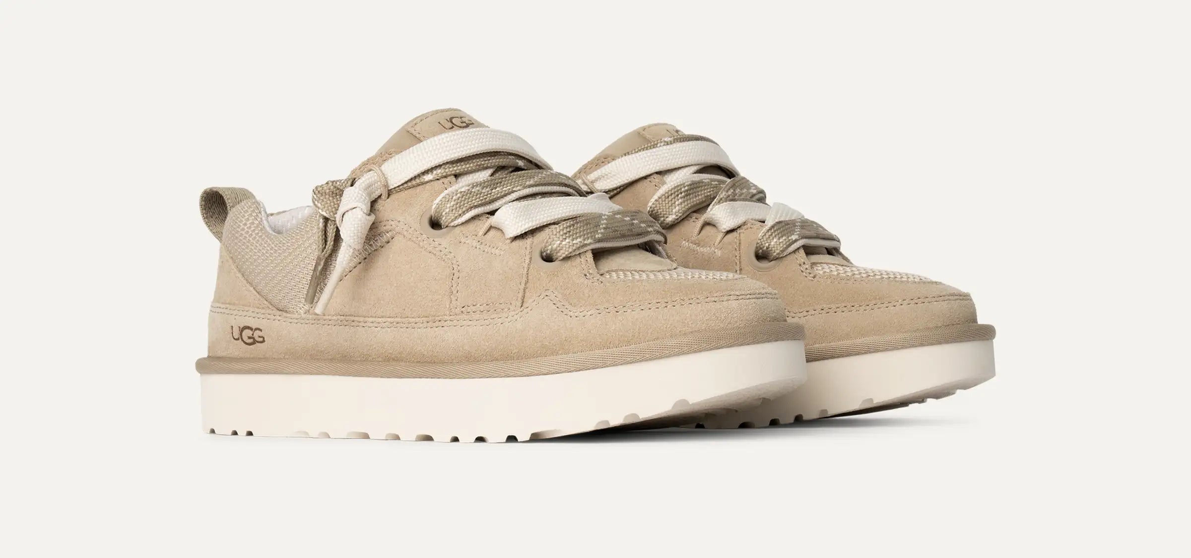 UGG Lowmel SAND: beige sneakers til kvinder