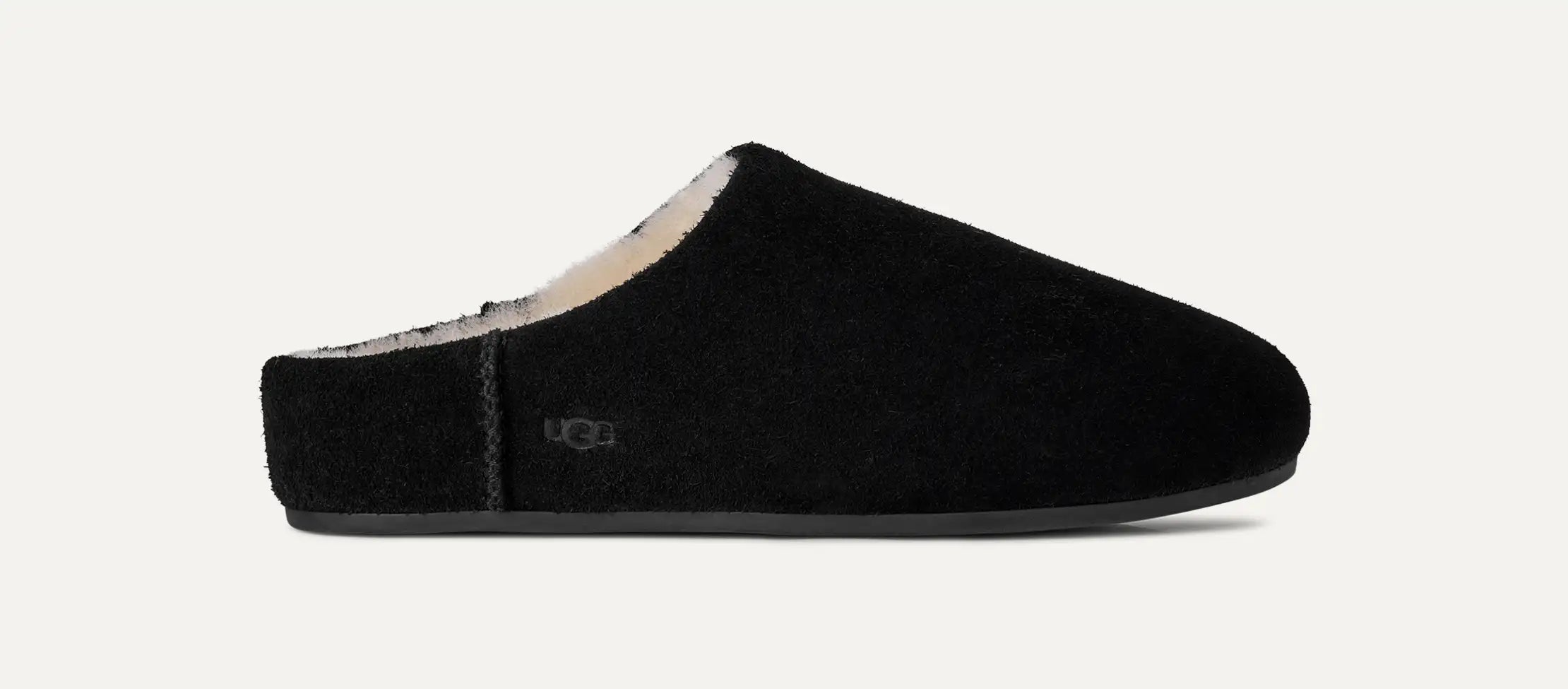 UGG W ELEA Slip-on Black: zwart klompen voor dames