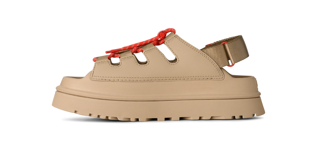 UGG W Goldenglow Toggle Mustard SEED: beige sandales pour femme