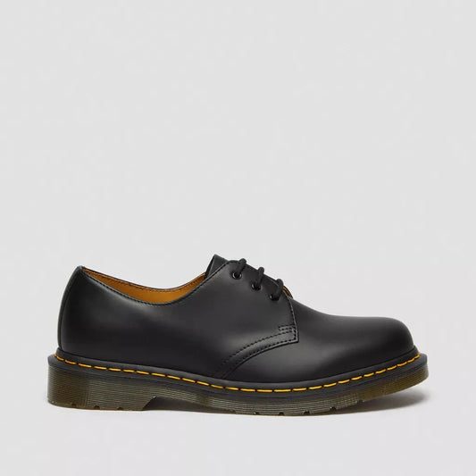 DR. MARTENS | ZAPATOS CASUAL UNISEX | 1461 BLACK SMOOTH BLACK | NEGRO