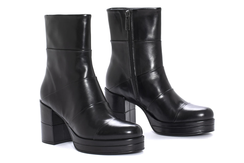 PONS QUINTANA BABY CALF Negro: negre botins per a dona