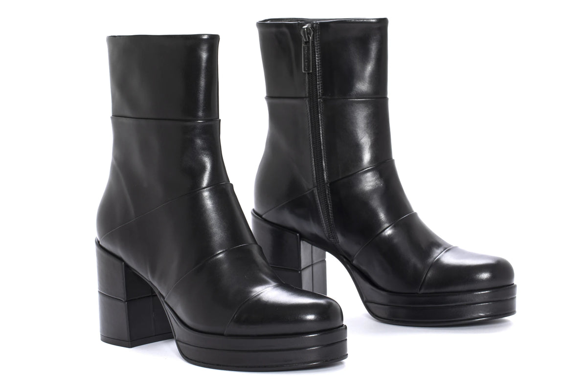 PONS QUINTANA BABY CALF Negro: negre botins per a dona