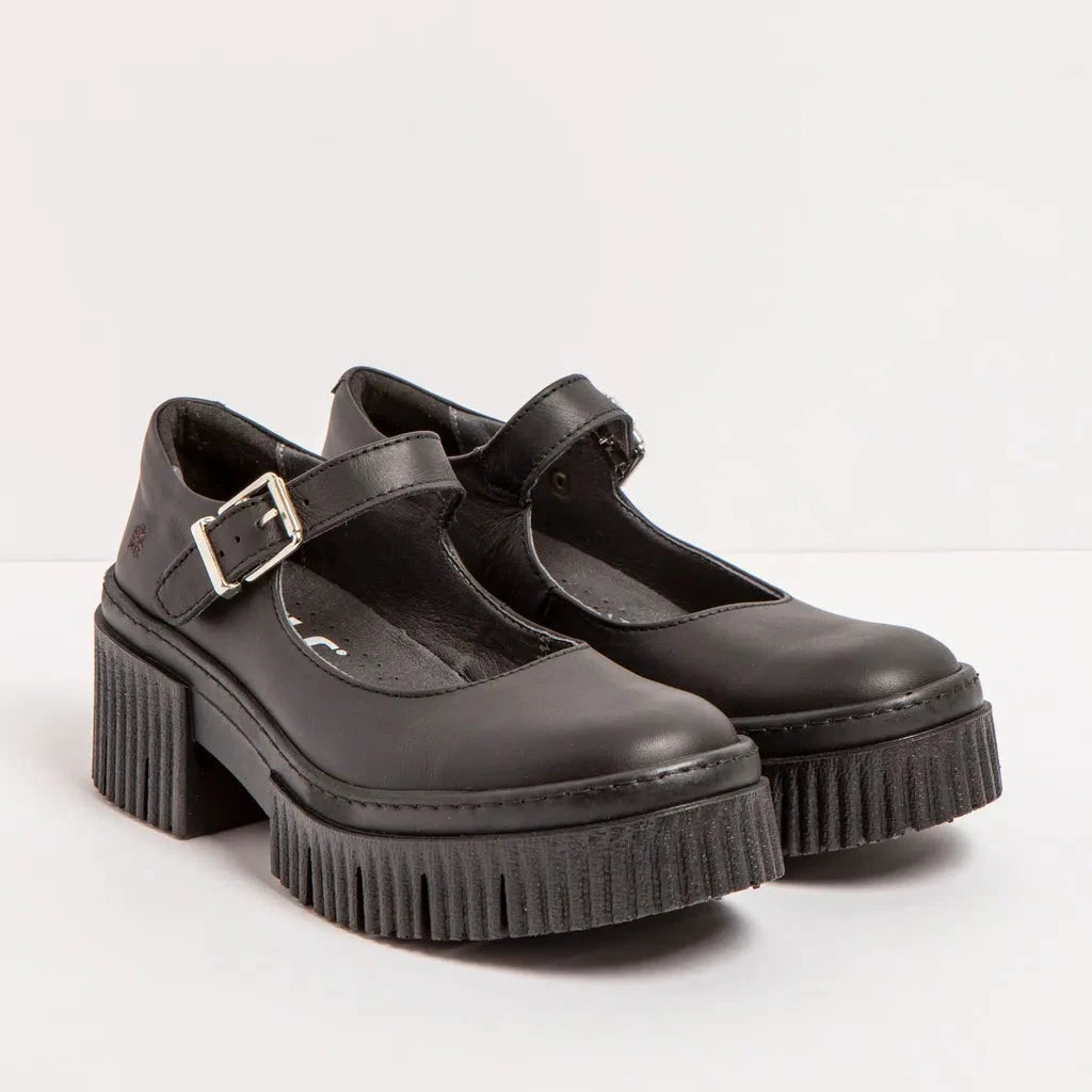 ART | WOMEN'S MARY JANE SHOES | 1373 NAPPA BLACK/YORK BLACK | BLACK