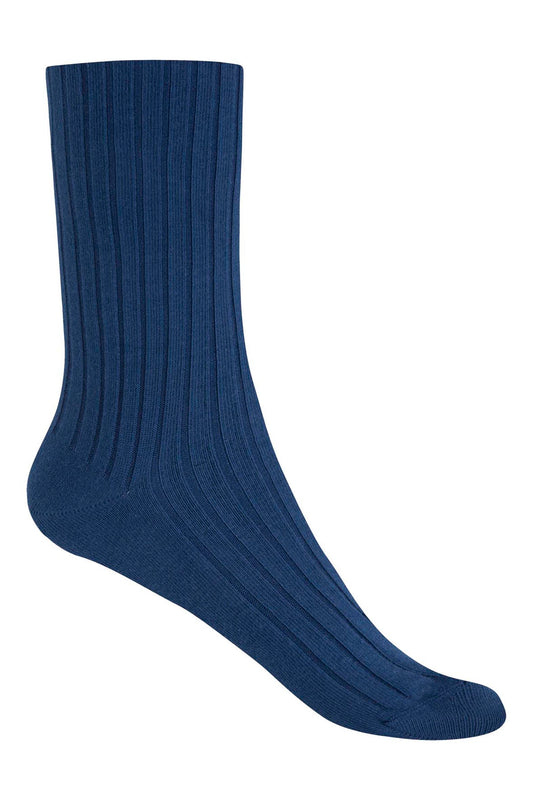 PUNTO BLANCO | SOCKEN FÜR FRAUEN | BAMBÚ AZUL ANOCHECER