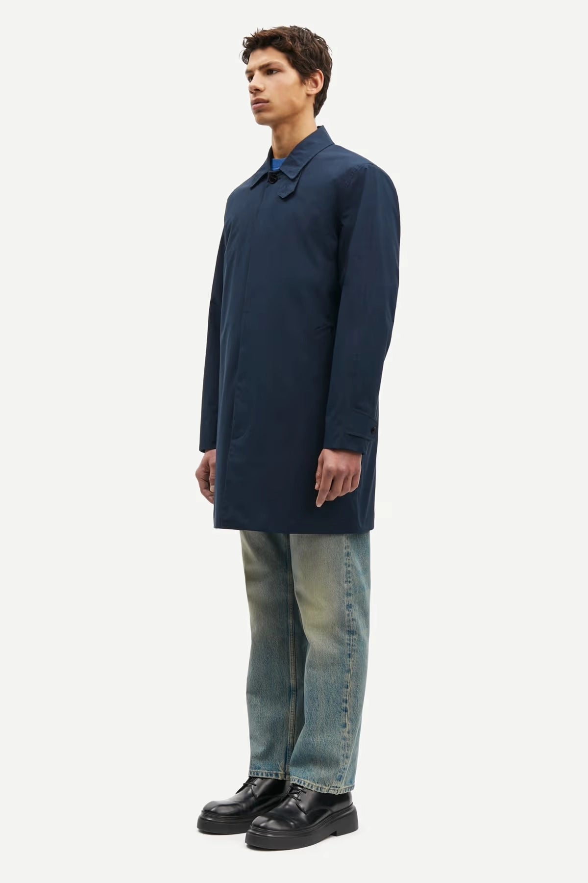 SAMSOE SABO Salute: blu giacca da uomo