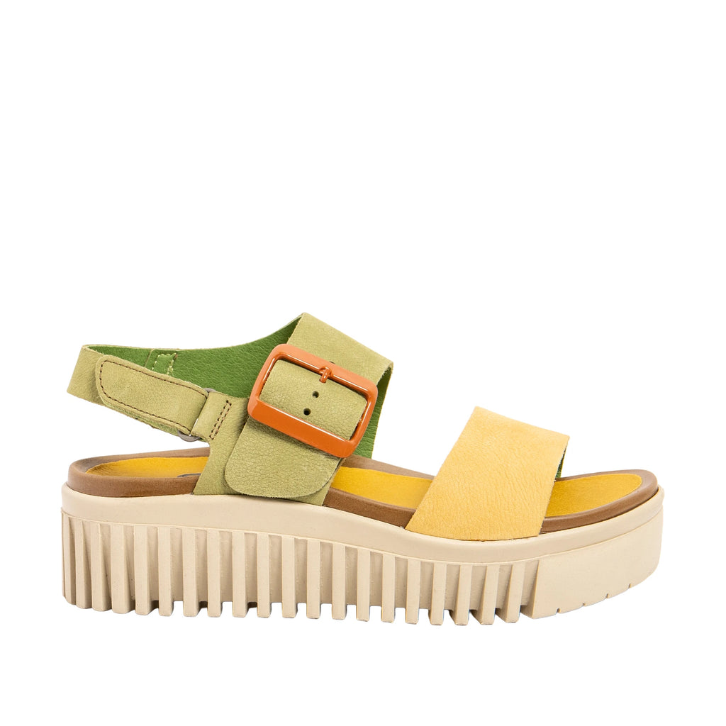 ART Brighton Multi Liken-honey: amarillo sandales pour femme