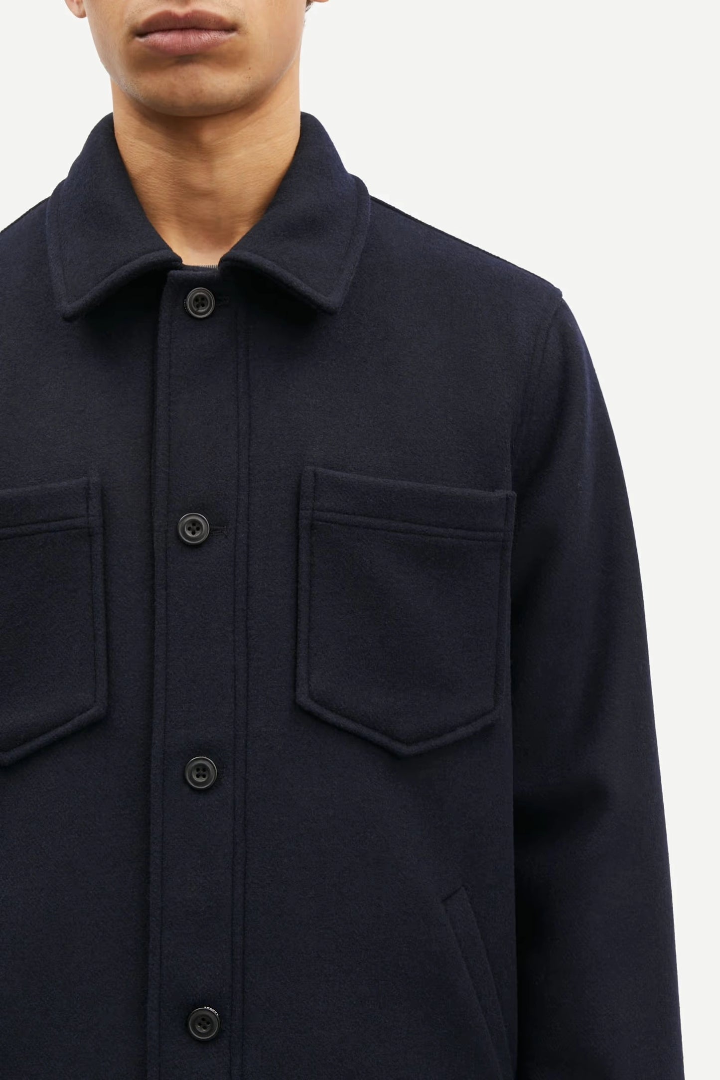 SAMSOE | CHAQUETAS | HOMBRE | PALLY SHIRT JACKEA SALUTE | AZUL