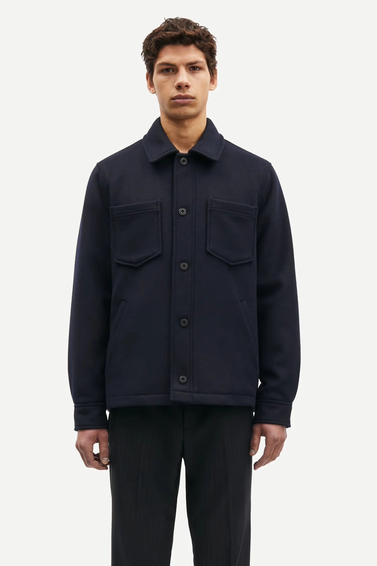 SAMSOE | CHAQUETAS | HOMBRE | PALLY SHIRT JACKEA SALUTE | AZUL