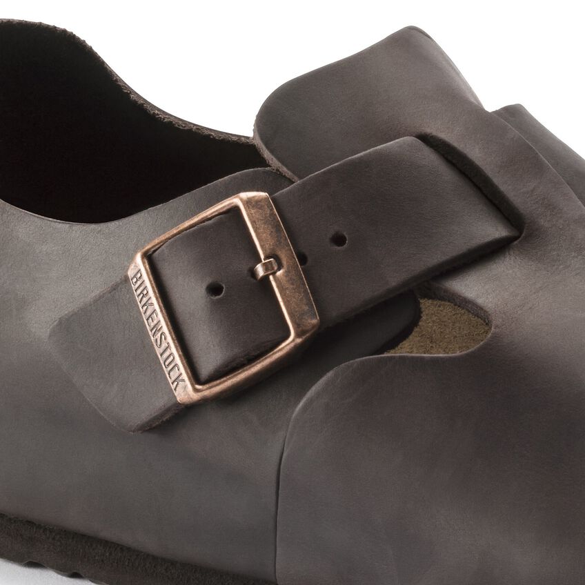 BIRKENSTOCK | WOMEN'S SANDALS | LONDON OILED LEATHER HAVANA | BLACK