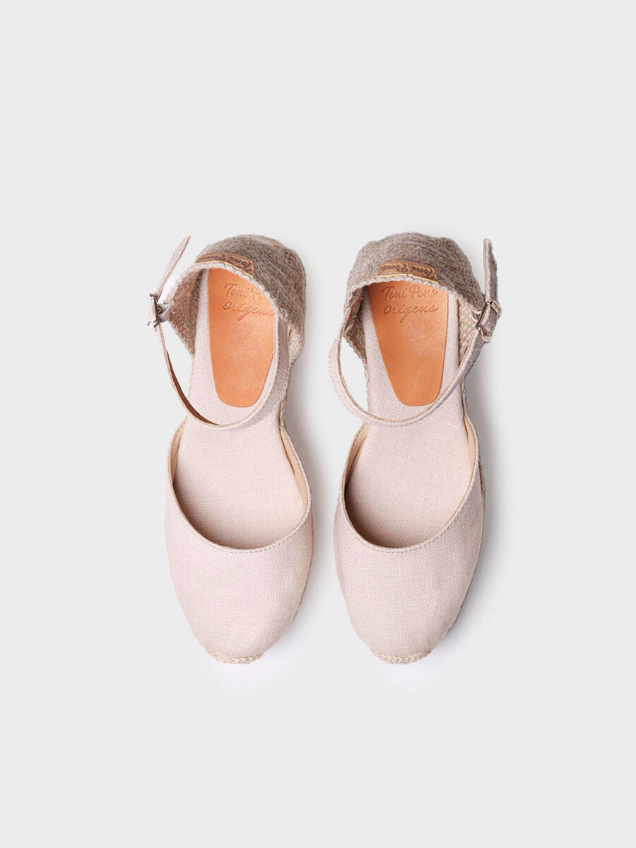 TONI PONS LAIA NT Pedra: grå espadrilles för dam