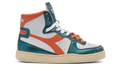 DIADORA | SNEAKERS | MUJER | M BASKET MET MIX USED WHITE/TR ORANGE | BLANCO