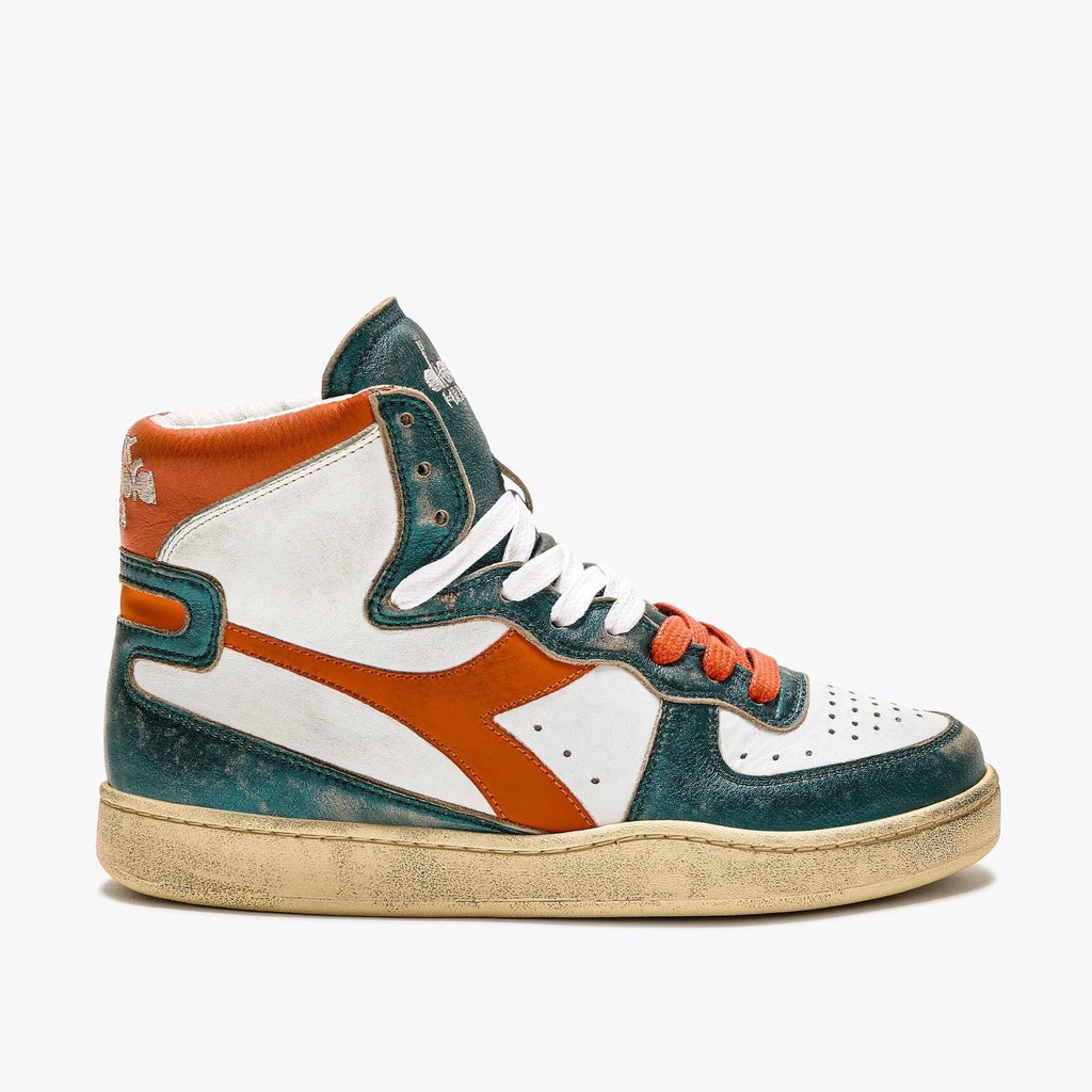 DIADORA | SNEAKERS | MUJER | M BASKET MET MIX USED WHITE/TR ORANGE | BLANCO