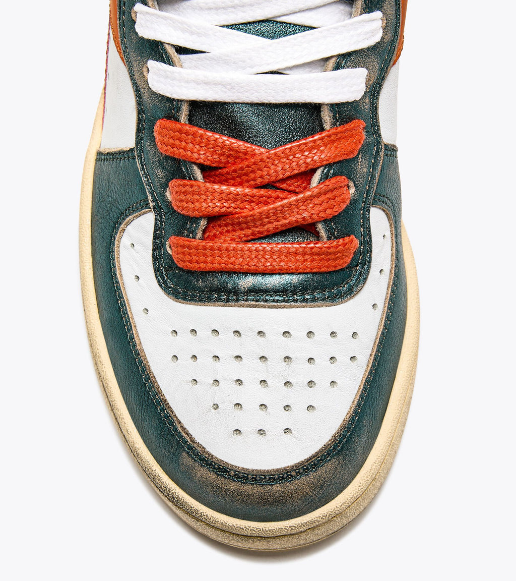 DIADORA | SNEAKERS | MUJER | M BASKET MET MIX USED WHITE/TR ORANGE | BLANCO