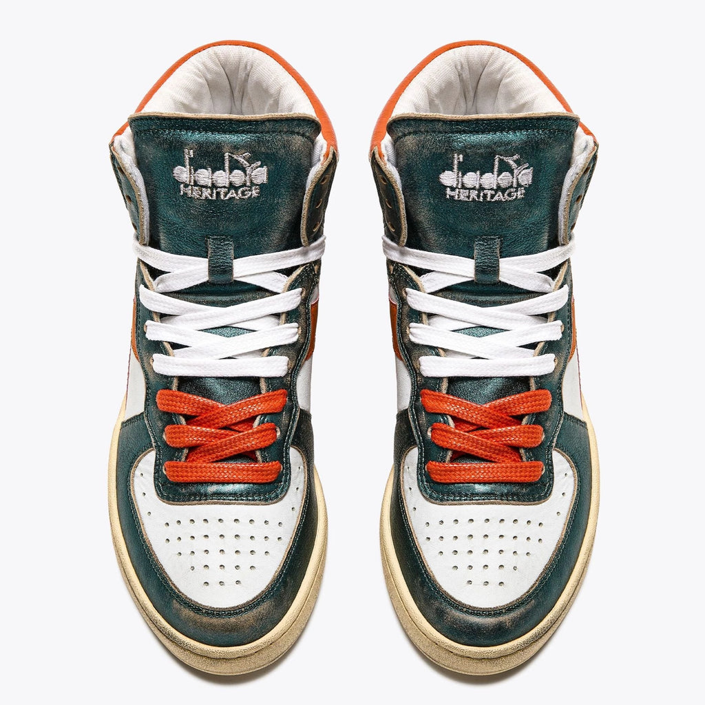 DIADORA | SNEAKERS | MUJER | M BASKET MET MIX USED WHITE/TR ORANGE | BLANCO