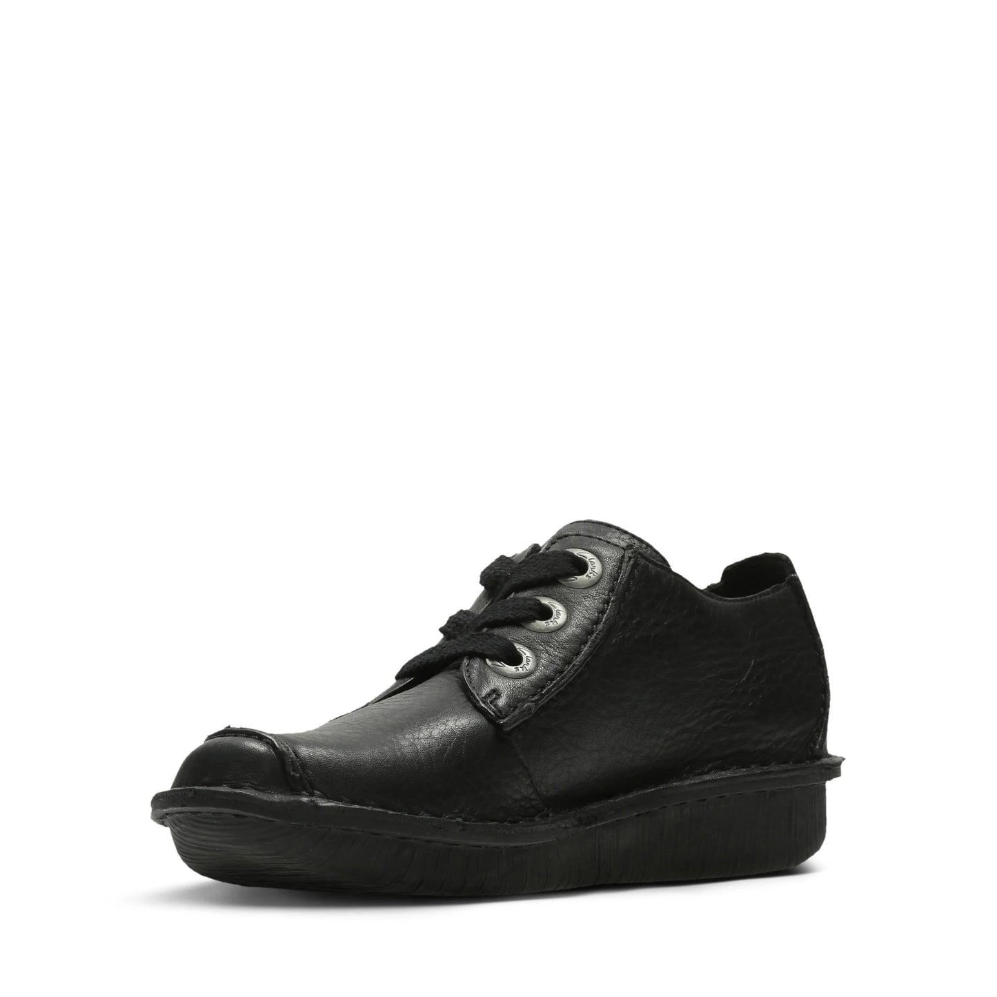 Zapatos casual para mujer de la marca clarks modelo funny dream black leather en color negro