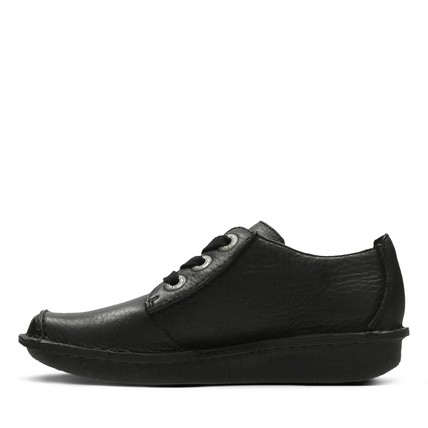 Zapatos casual para mujer de la marca clarks modelo funny dream black leather en color negro