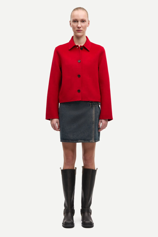 SAMSOE | CHAQUETA | MUJER | SAHOLLY JACKET HAUTE RED | ROJO