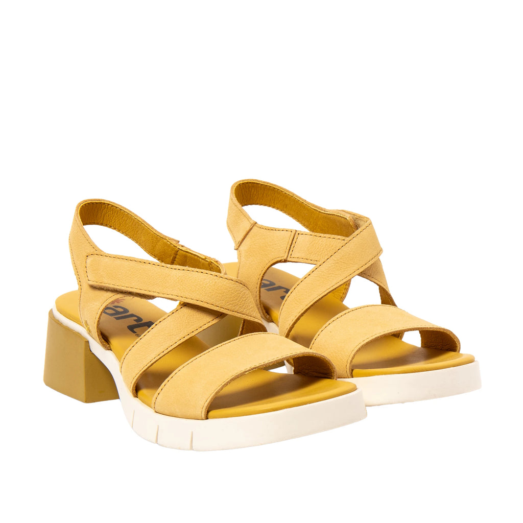 ART | SANDALIAS | MUJER | VARSOVIA NOBUCK HONEY | AMARILLO