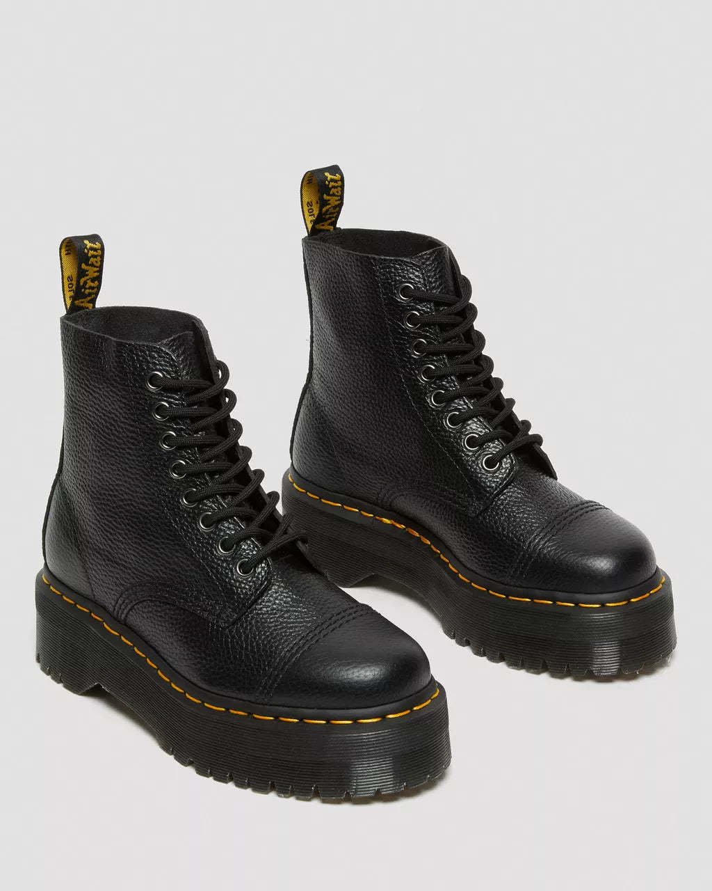 DR. MARTENS | BOTINES UNISEX | SINCLAIR BLACK MILLED NAPPA BLACK | NEGRO