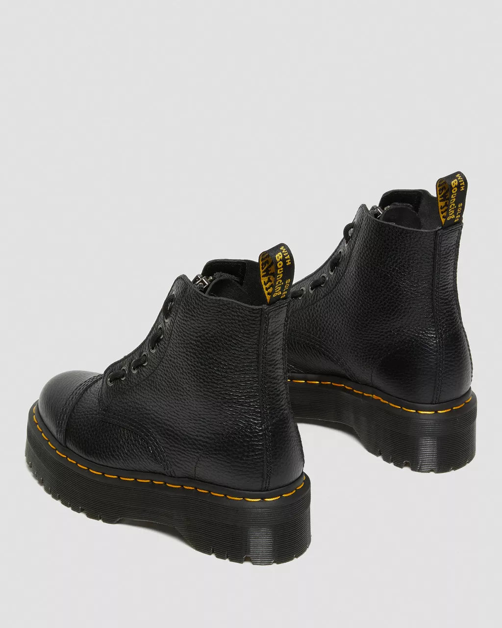 DR. MARTENS | BOTINES UNISEX | SINCLAIR BLACK MILLED NAPPA BLACK | NEGRO