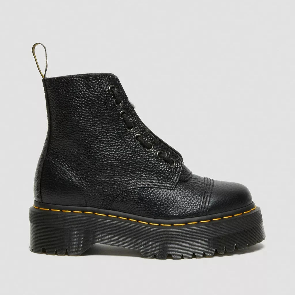 DR. MARTENS | BOTINES UNISEX | SINCLAIR BLACK MILLED NAPPA BLACK | NEGRO