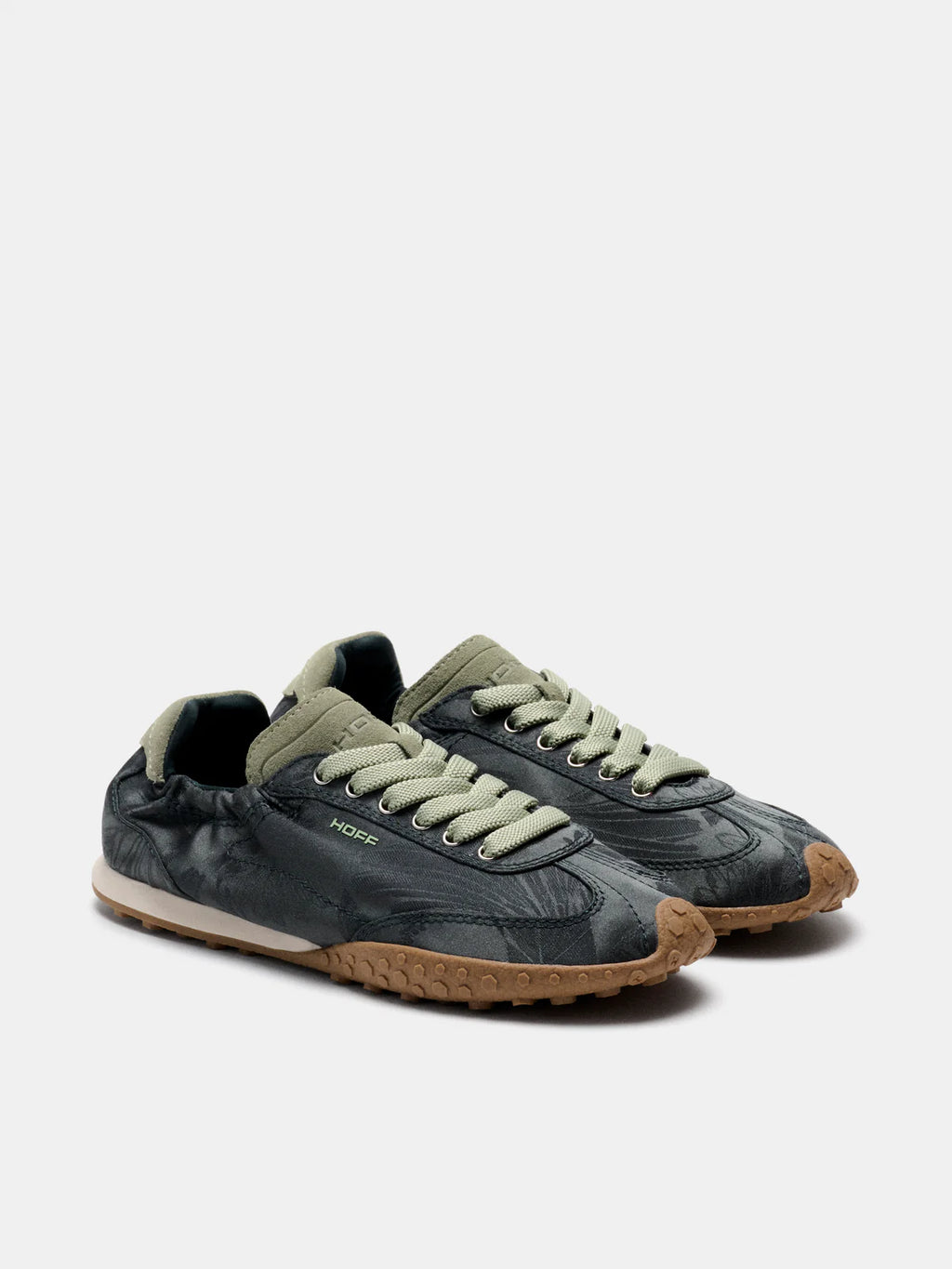 HOFF Bridge Jacquard TEAL: groen sneakers voor dames