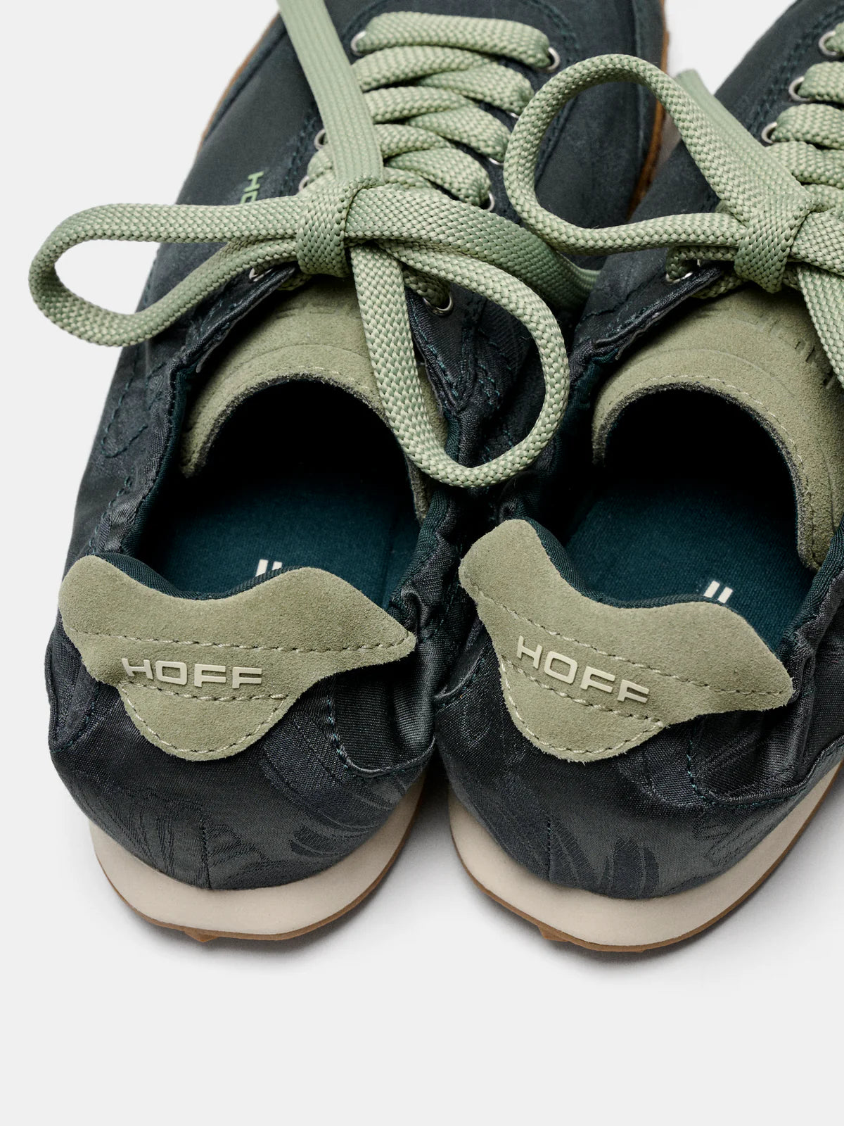 HOFF Bridge Jacquard TEAL: groen sneakers voor dames