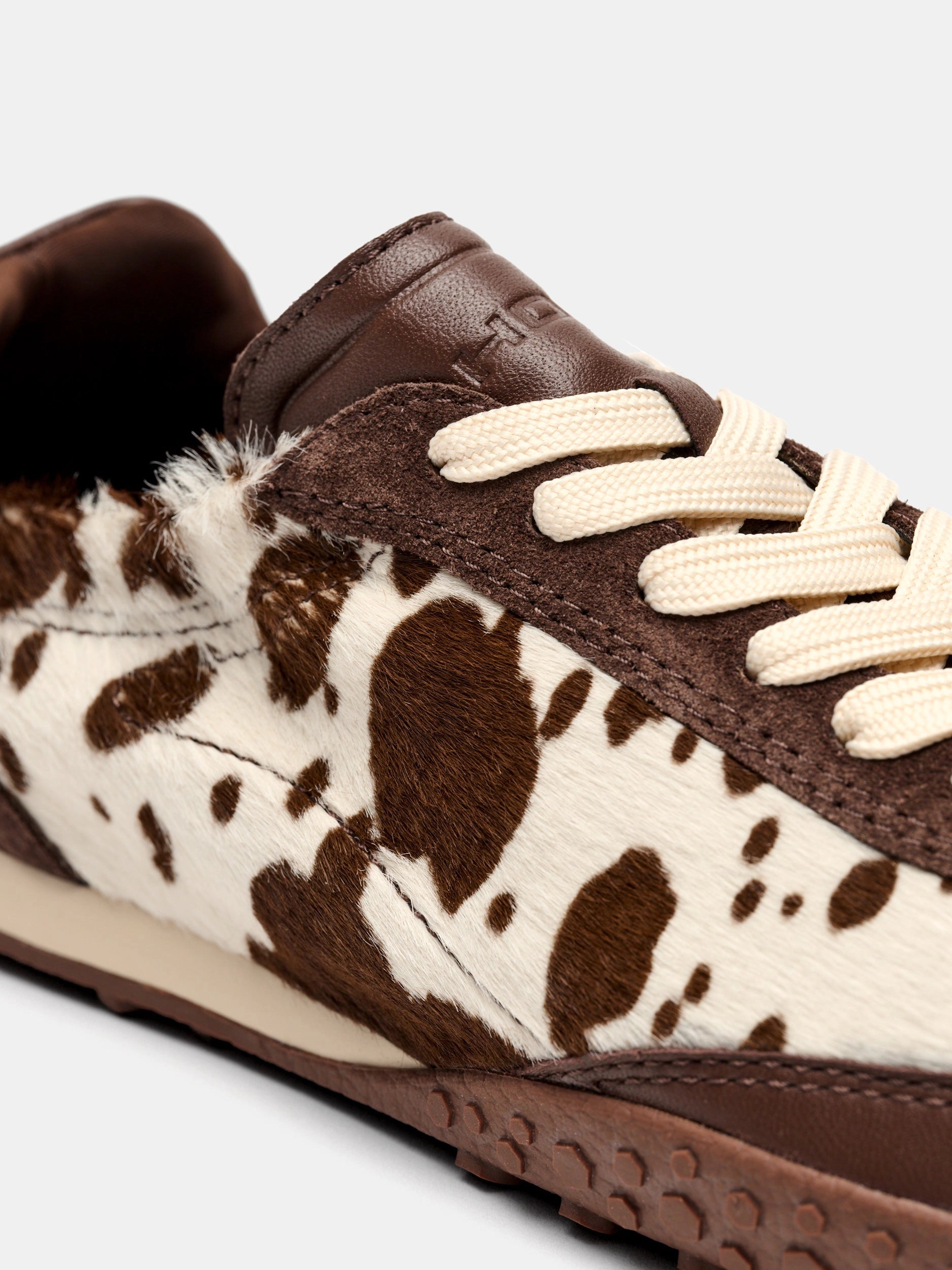 HOFF Bridge COW Print Brown: bruin sneakers voor dames
