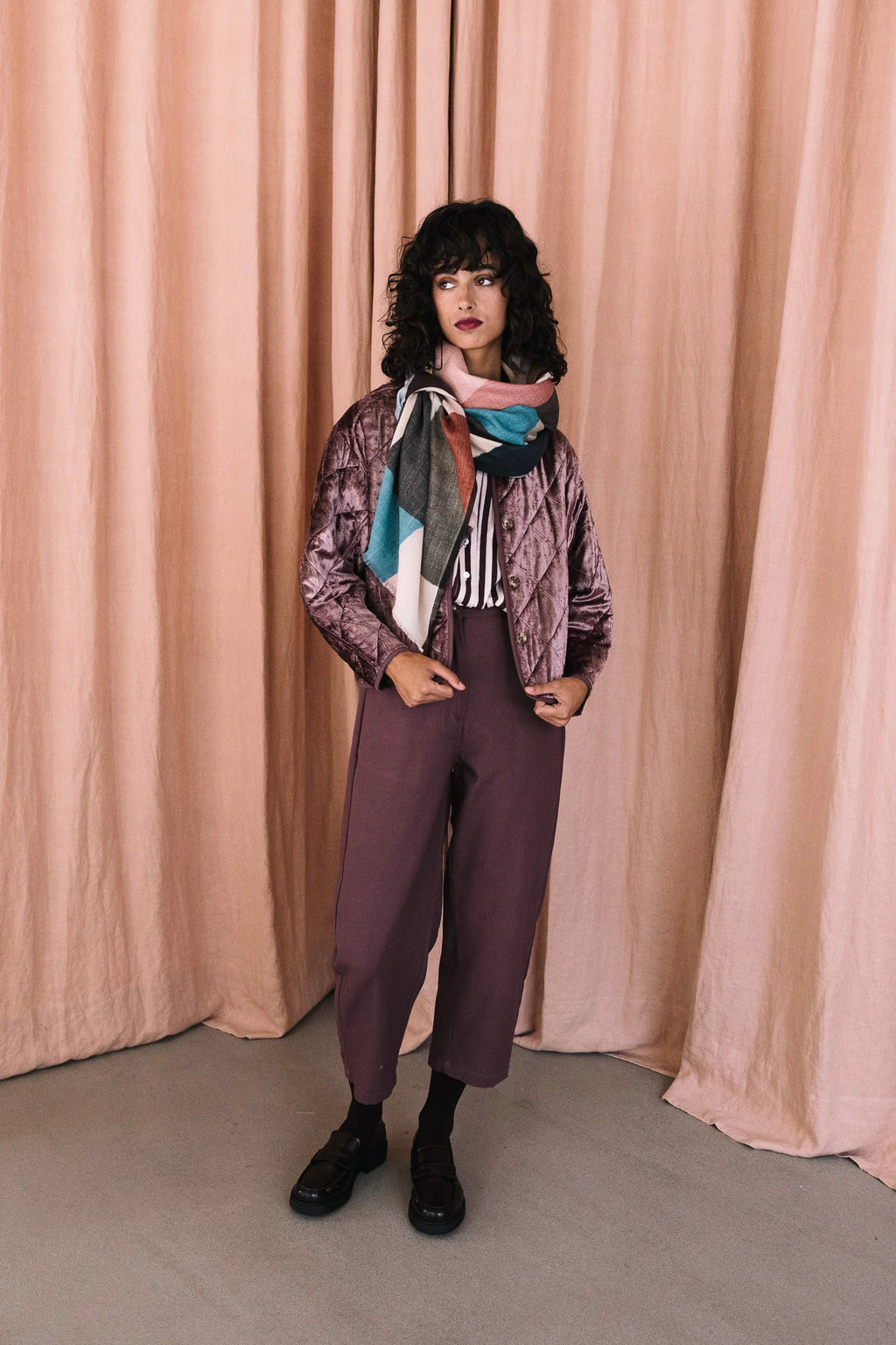 MAITANE BILBAO KALI Coníferas: multicolour pañuelo for women
