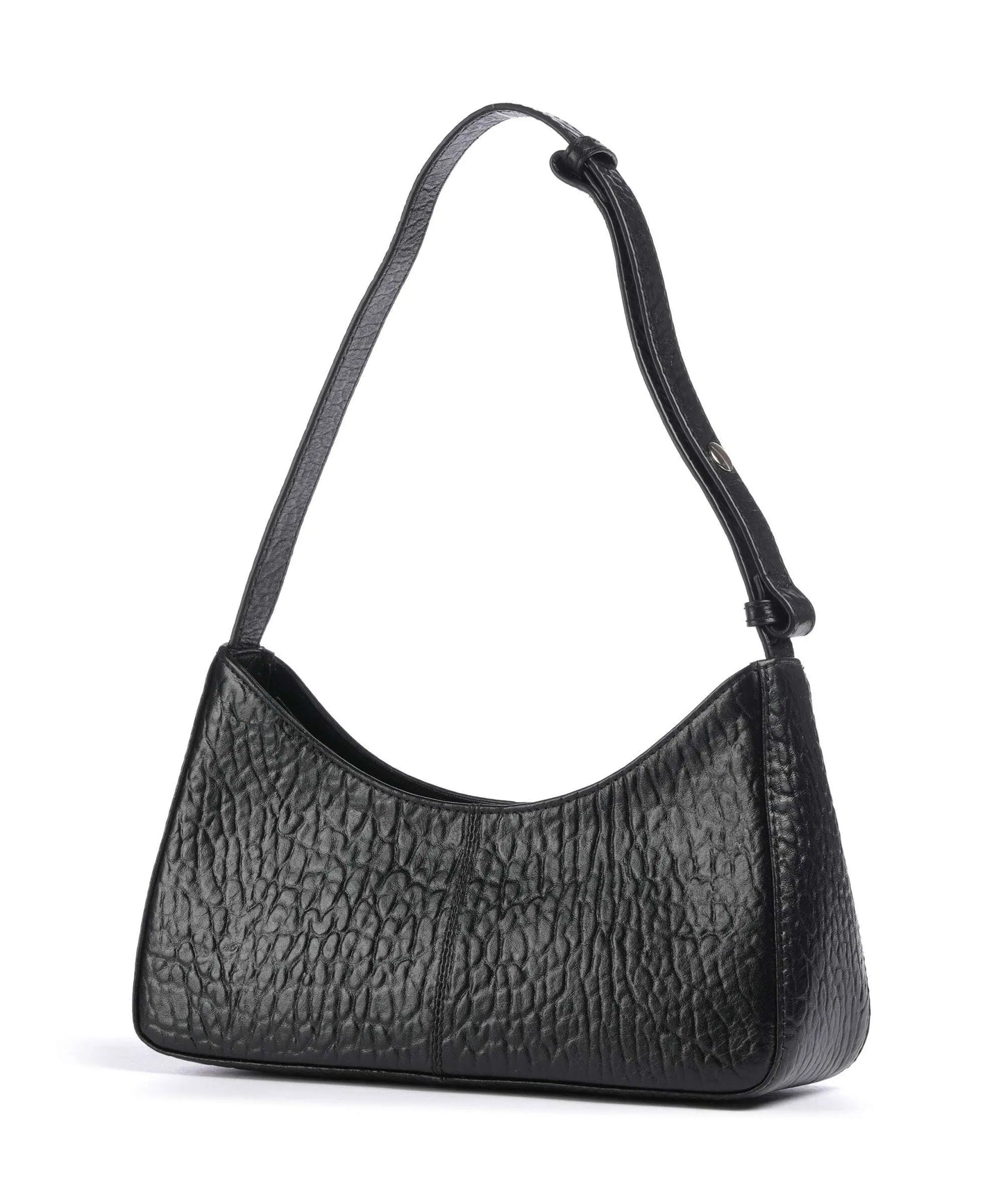 NUNOO | BOLSO MUJER | APOLLO 2 EYELET NEW ZEALAND BLACK W GOLD | NEGRO