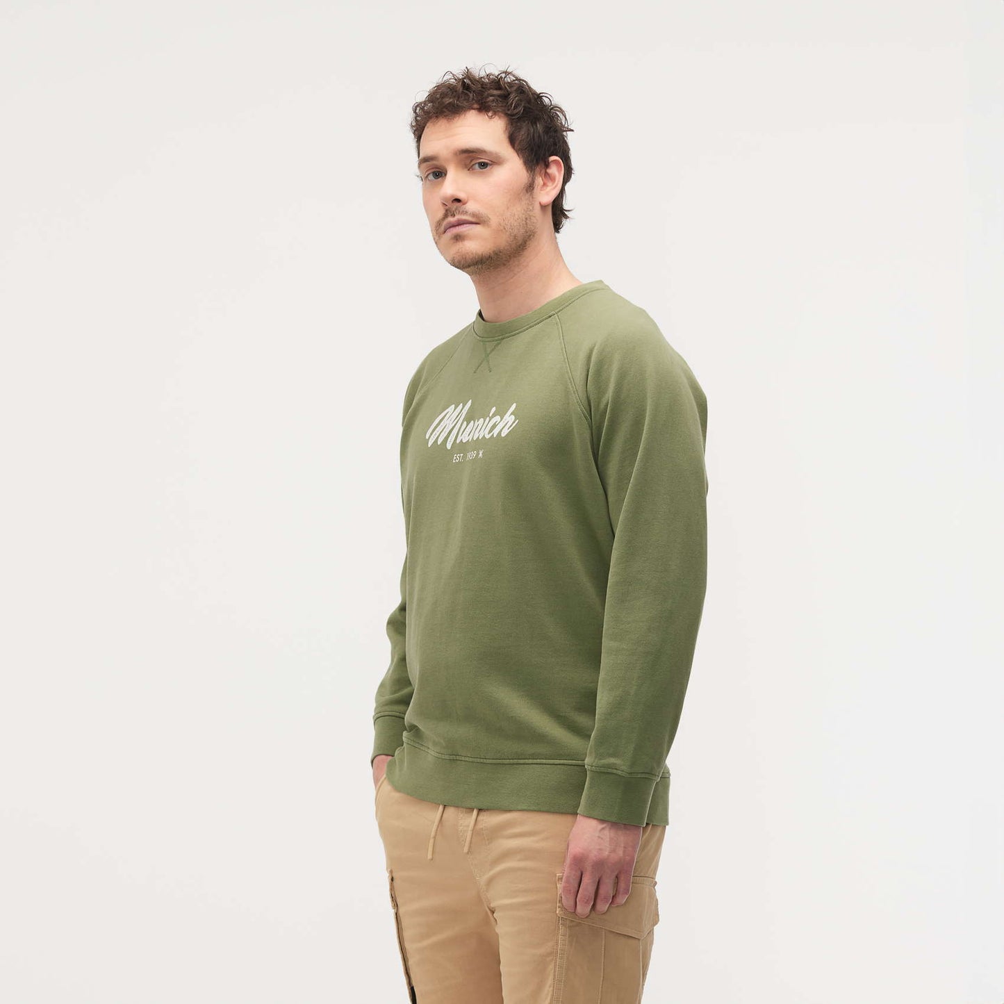 Jersey de la marca munich para hombre modelo munich sweatshirt stanley 238 en color verde