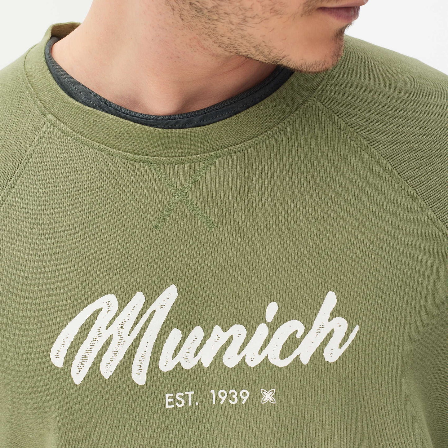 Jersey de la marca munich para hombre modelo munich sweatshirt stanley 238 en color verde