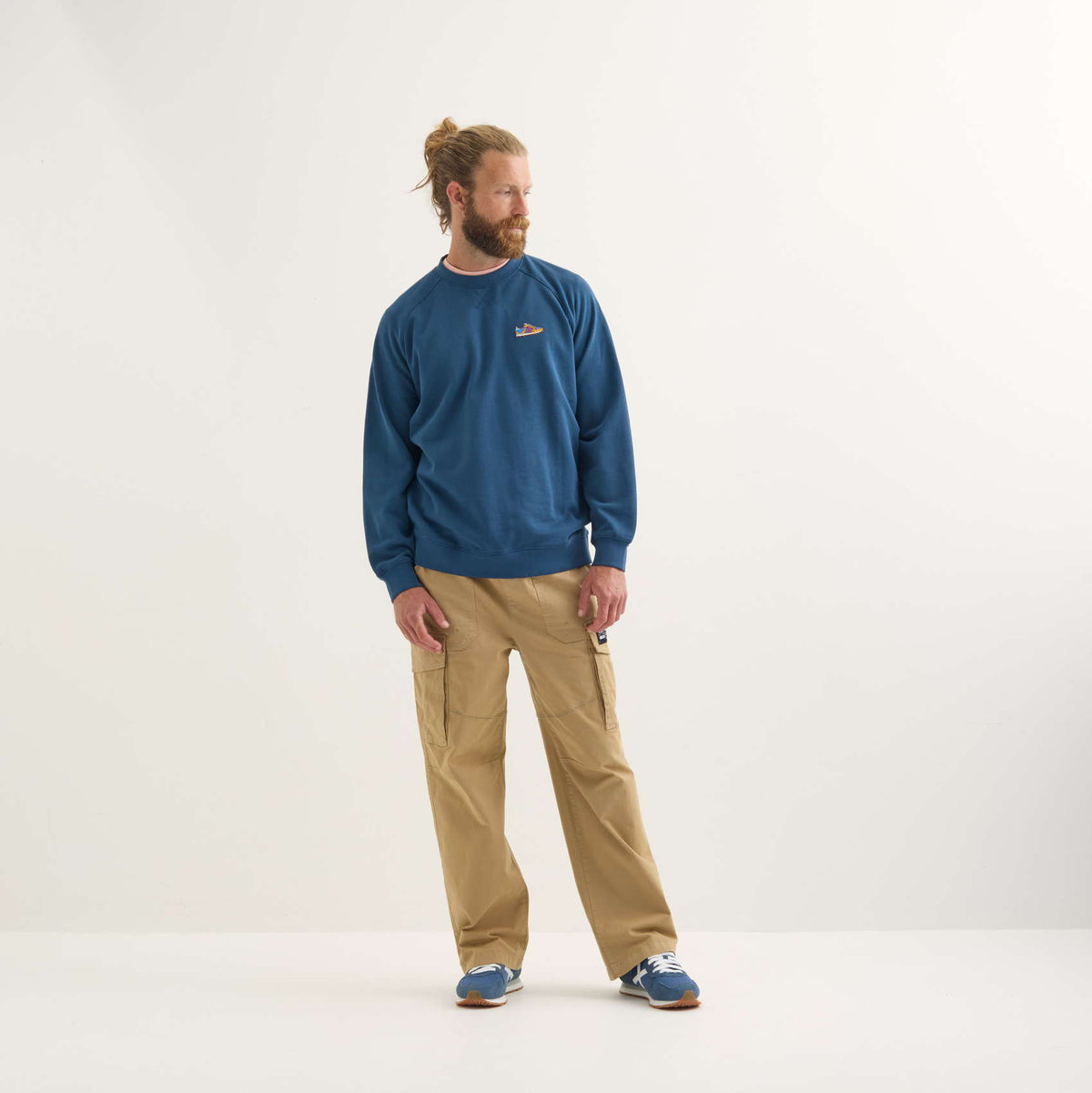 MUNICH Eighties NAVY: ブルー sweatshirts メンズ