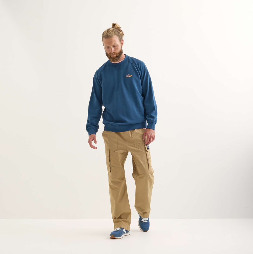 MUNICH Eighties NAVY: ブルー sweatshirts メンズ