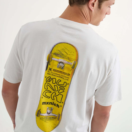 MUNICH | CAMISETAS | HOMBRE | SKATE OFF WHITE | BLANCO
