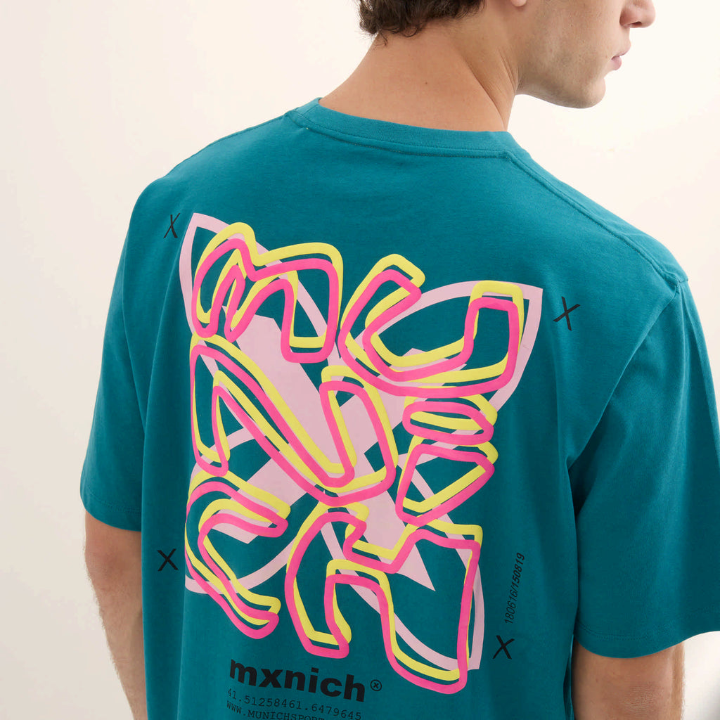 MUNICH | CAMISETA | HOMBRE | BRUNO OVERSIZE T-SHIRT | AZUL