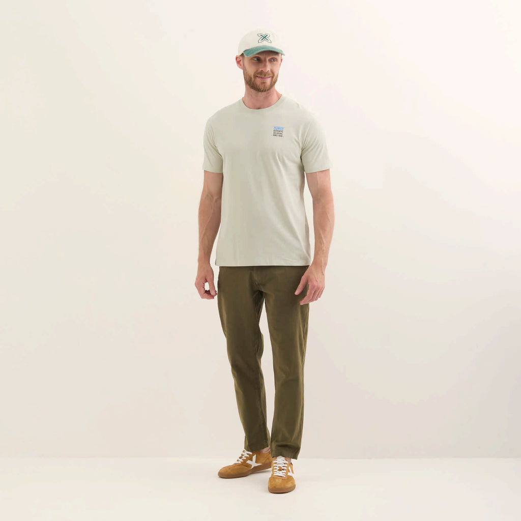 MUNICH Regular T-shirt Tyler: grøn T-shirt til mænd