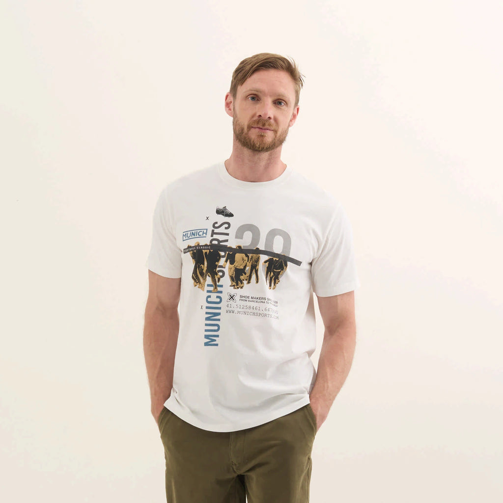 MUNICH | CAMISETA | HOMBRE | REGULAR T-SHIRT GEORGE | BLANCO