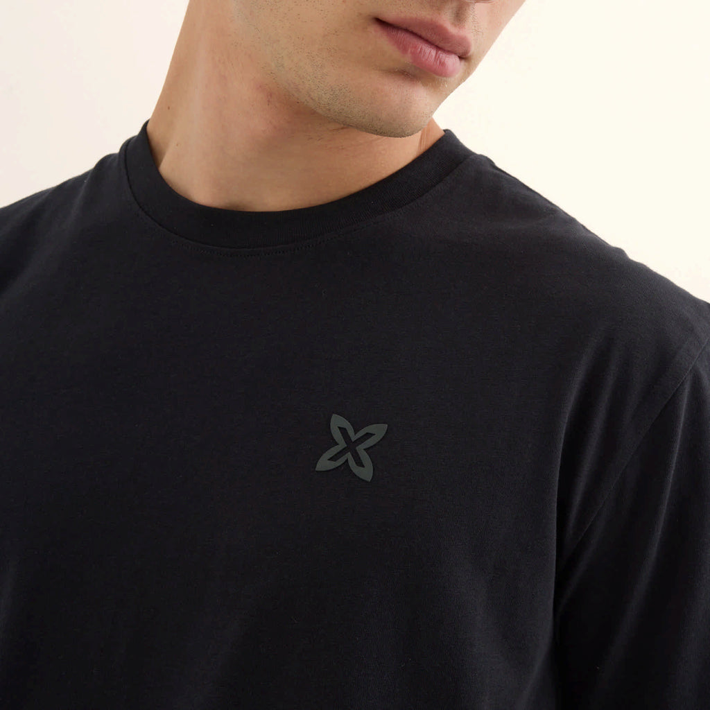 MUNICH T-shirt Essentials: sort T-shirt til mænd