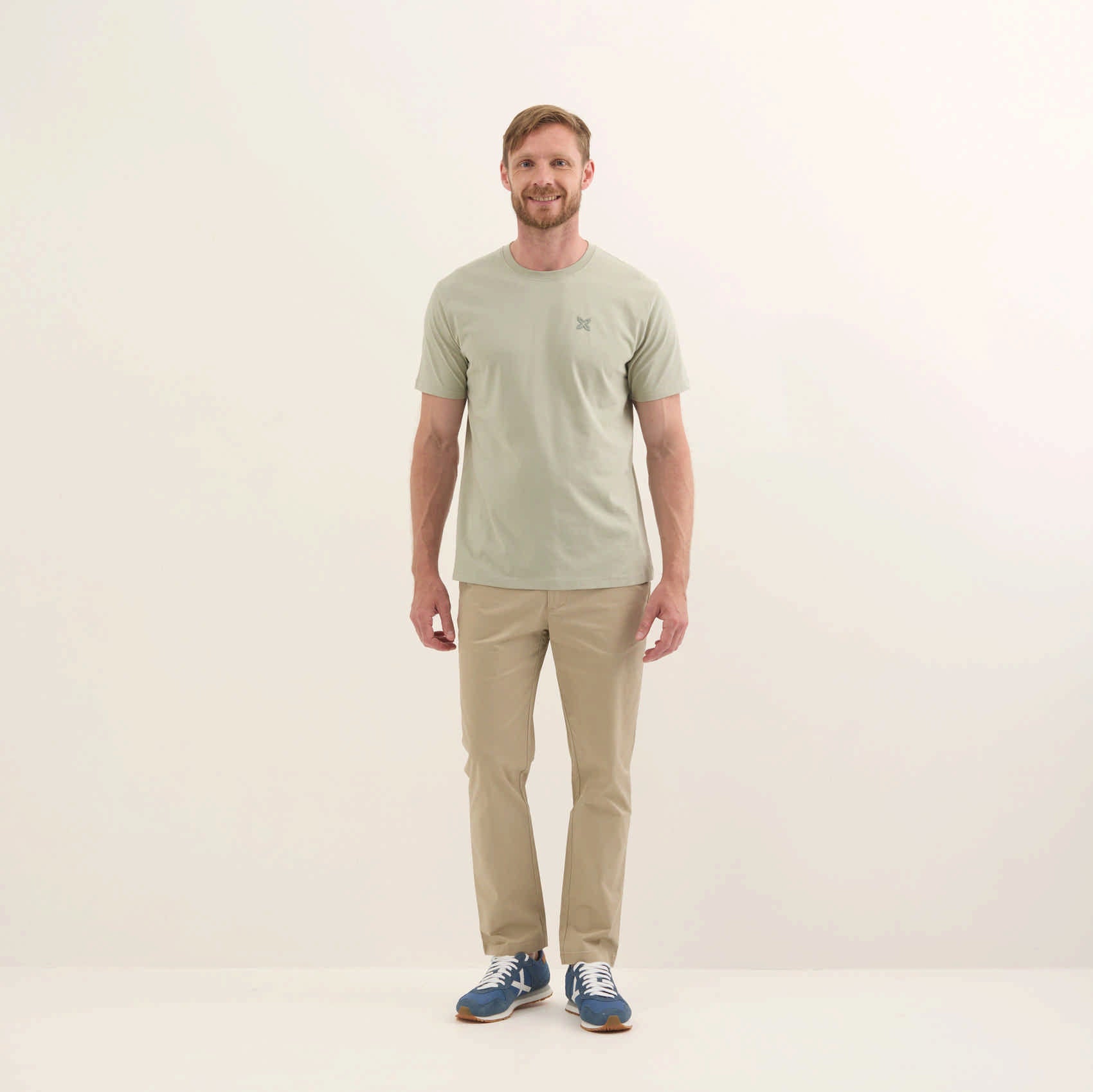 MUNICH T-shirt Essentials: grøn T-shirt til mænd