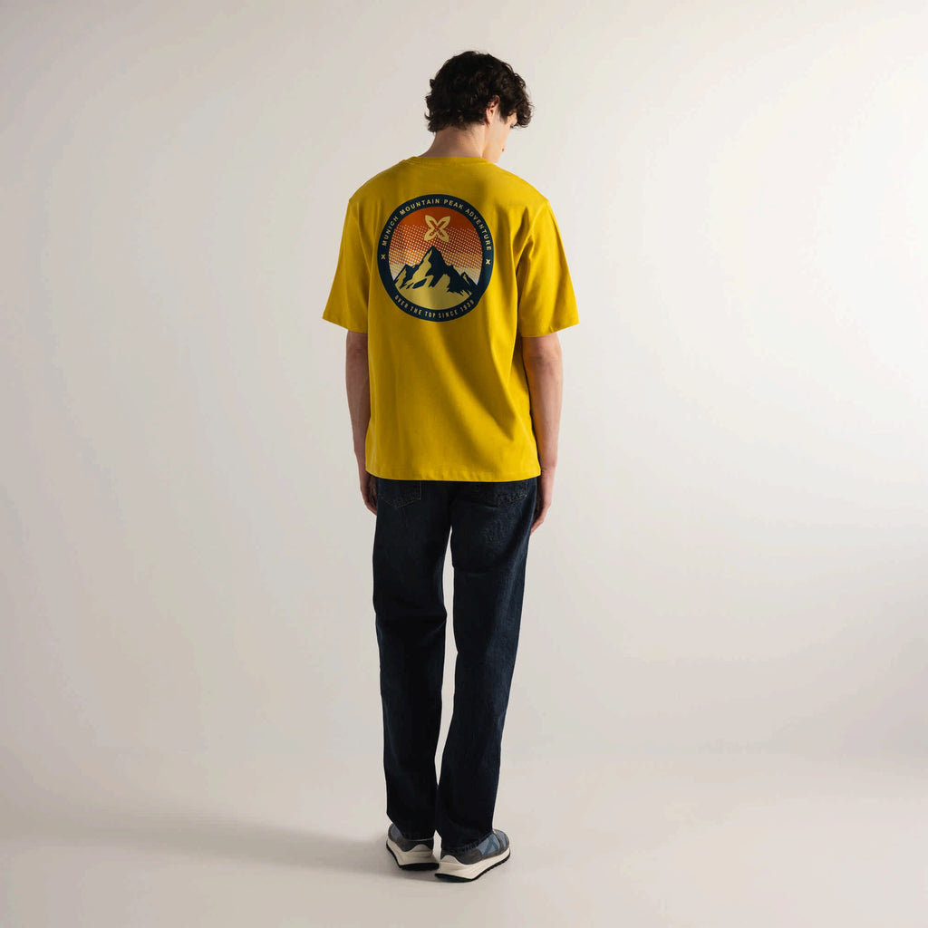MUNICH Oversize T-shirt Peack Lemon: amarillo T-shirt for men